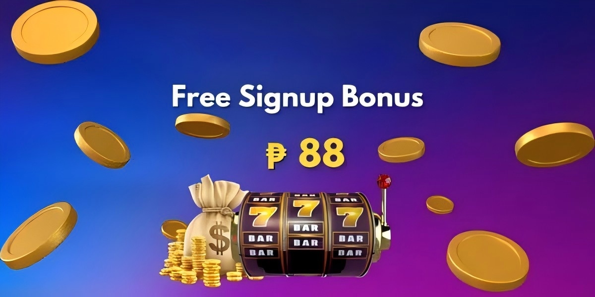 Nice PH48 welcome banner with golden coins and a register bonus badge