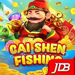 Cai Shen Fishing fortune god tile art
