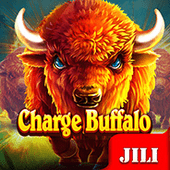 Charge Buffalo stampede tile art
