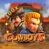 Cowboys western duel tile art